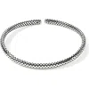 John Hardy Dot Coil Choker Necklace In Metallic