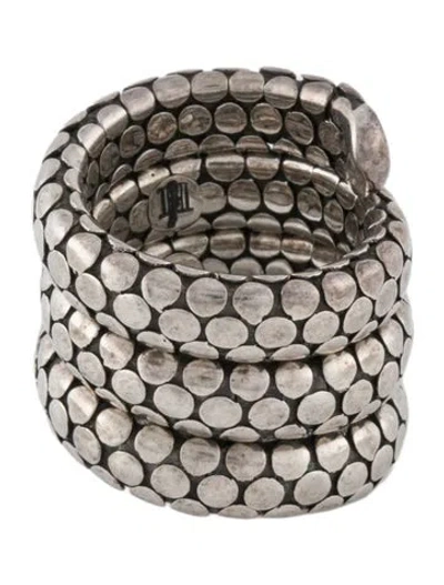 Pre-owned John Hardy Dot Coil Ring In Multicolor