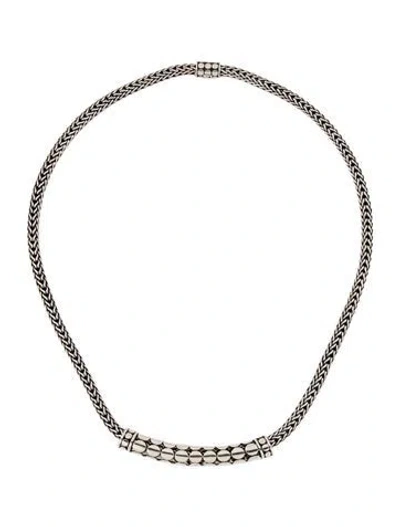 Pre-owned John Hardy Dot Collar Necklace, 18" In Multi