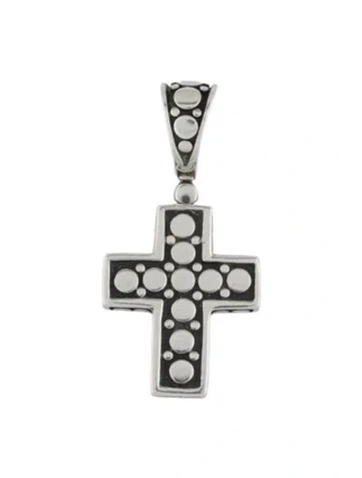 Pre-owned John Hardy Dot Cross Pendant In Multi