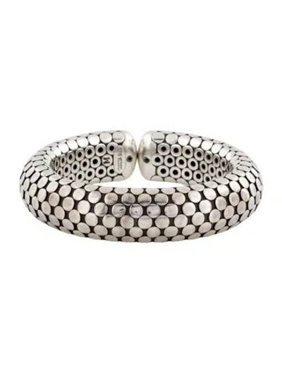 Pre-owned John Hardy Dot Cuff Bracelet, 6" In Multicolor