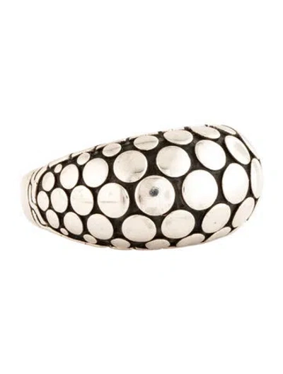 Pre-owned John Hardy Dot Dome Band In Multicolor