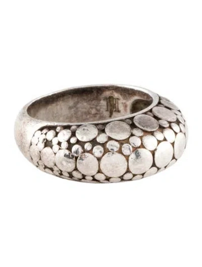 Pre-owned John Hardy Dot Domed Band In Multi