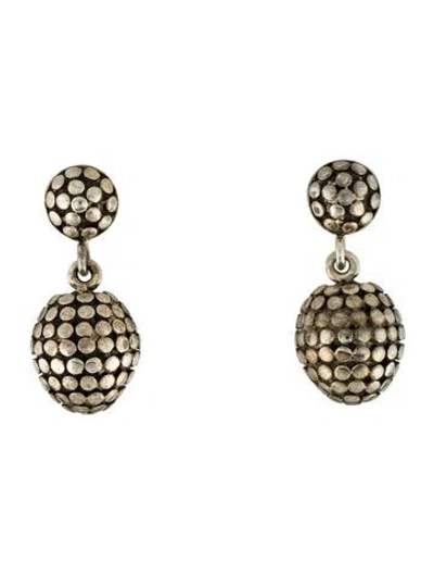 Pre-owned John Hardy Dot Drop Earrings In Multi