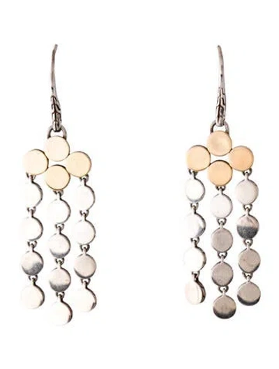 Pre-owned John Hardy Dot Drop Earrings In Multi
