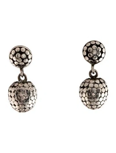 Pre-owned John Hardy Dot Drop Earrings In Multicolor