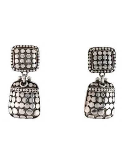 Pre-owned John Hardy Dot Drop Earrings In Multicolor