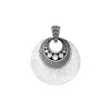 John Hardy Dot Hammered Enhancer - Hb30080 In Silver-tone