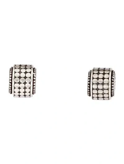 Pre-owned John Hardy Dot Hi-way Stud Earrings In Multicolor