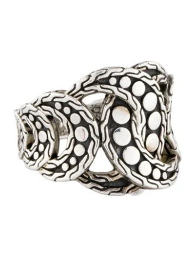 Pre-owned John Hardy Dot Moon Phases Ring In Multi