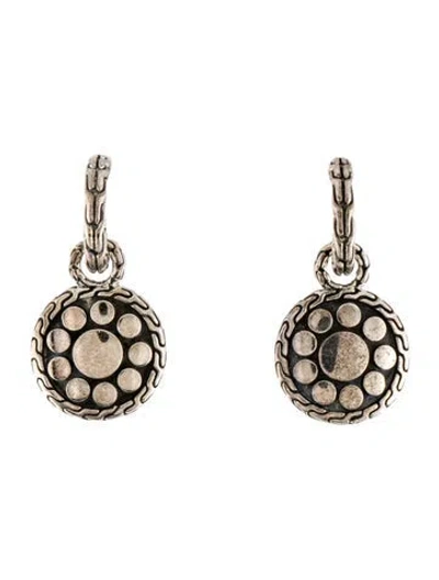 Pre-owned John Hardy Dot Nuansa Drop Earrings In Multi