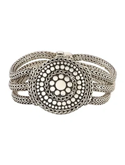 Pre-owned John Hardy Dot Nuansa Station Bracelet, 6.75" In Multicolor