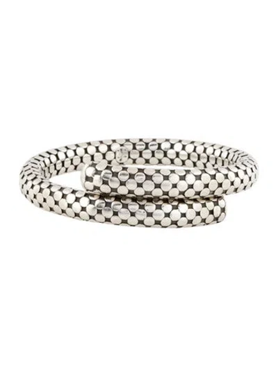 Pre-owned John Hardy Dot Single Coil Bracelet, 6.5" In Multi