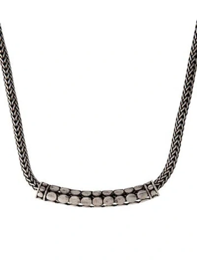 Pre-owned John Hardy Dot Slider Enhancer Pendant Necklace, 18.5" In Multicolor