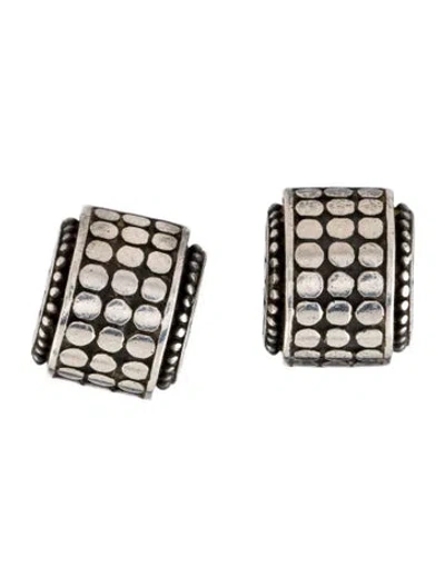 Pre-owned John Hardy Dot Small Hi-way Stud Earrings In Multi