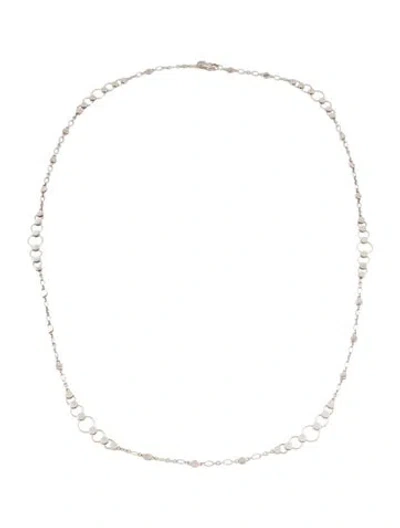 Pre-owned John Hardy Dot Small Link Sautoir Necklace, 36" In Multi