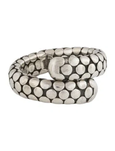 Pre-owned John Hardy Dot Snake Wrap Ring In Multi