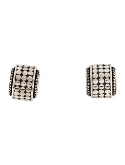 Pre-owned John Hardy Dot Stud Earrings In Multi