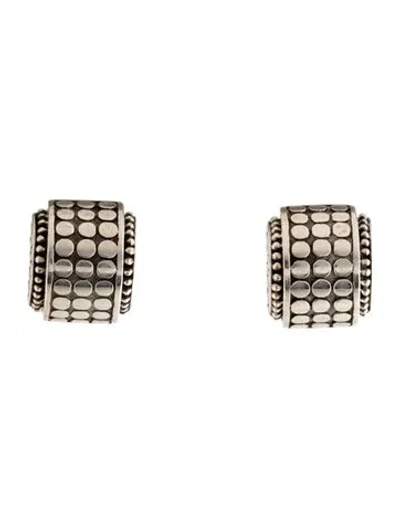 Pre-owned John Hardy Dot Stud Earrings In Multicolor