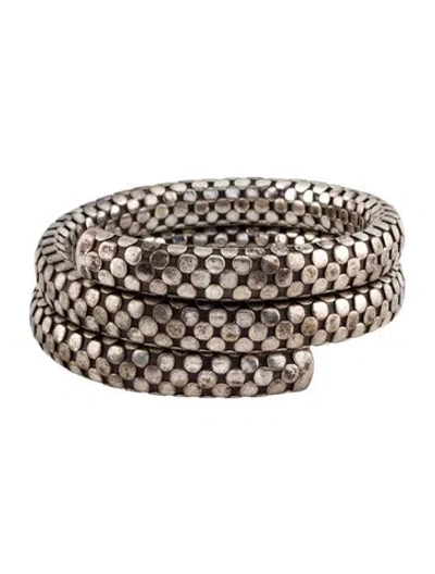 Pre-owned John Hardy Dot Wrap Bangle Bracelet In Multi