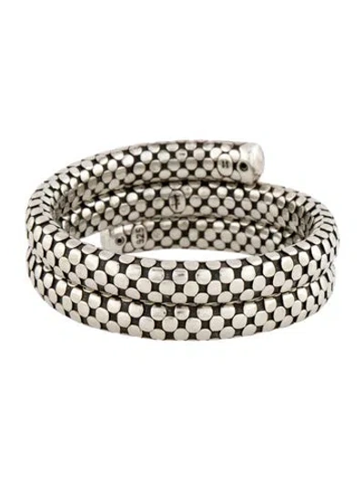 Pre-owned John Hardy Dot Wrap Bracelet, 6.75" In Multi