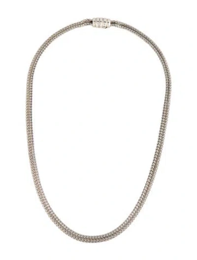 Pre-owned John Hardy Double Chain Necklace, 18", 18" In Multicolor