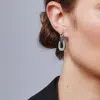 John Hardy Dot Drop Earring In Treated Black Sapphire
