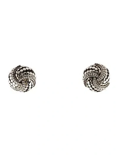 Pre-owned John Hardy Earclip Earrings In Multi