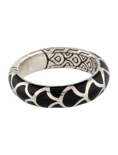 Pre-owned John Hardy Enamel Legends Naga Band In Multi
