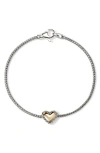 John Hardy Essential Heart Bracelet In Silver