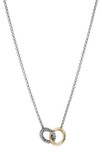 John Hardy Essential Linked Necklace In Metallic