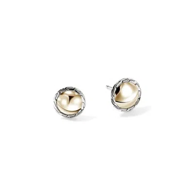 John Hardy Essential Stud Earring In Metallic