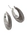 John Hardy Essentials 18k & Silver J Hoops