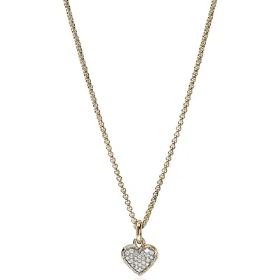 John Hardy Essentials Heart Necklace In Gold