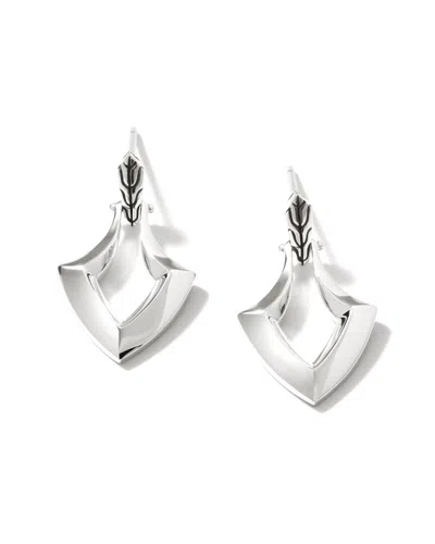 John Hardy Essentials Silver Drop Earrings