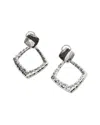 John Hardy Essentials Silver Gemstone Drop Earrings