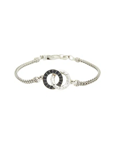 John Hardy Essentials Silver Gemstone Station Bracelet In Metallic