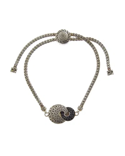 John Hardy Essentials Silver Gemstone Station Bracelet In Metallic