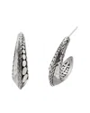 John Hardy Essentials Silver J Hoops