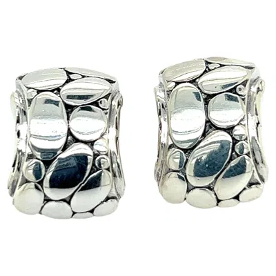 Pre-owned John Hardy Estate Men Cufflinks Sterling Silver In Multi