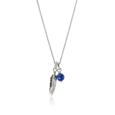 John Hardy Feather Talisman Necklace In Sterling Silver