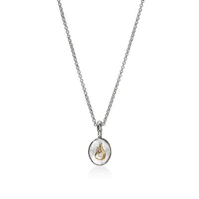 John Hardy Flame Talisman Necklace In Sterling Silver