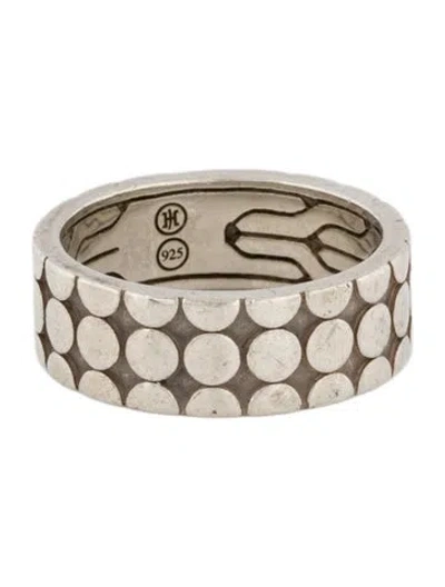 Pre-owned John Hardy Flat Dot Band In Multi