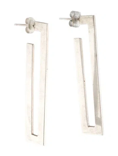 Pre-owned John Hardy Geometric Drop Earrings In Multi