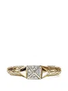 John Hardy Gold Diamond Stud Ring In Gold
