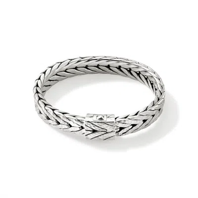 John Hardy Hammered Bracelet In Sterling Silver