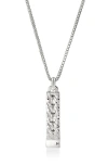 JOHN HARDY HAMMERED CHAIN PENDANT NECKLACE