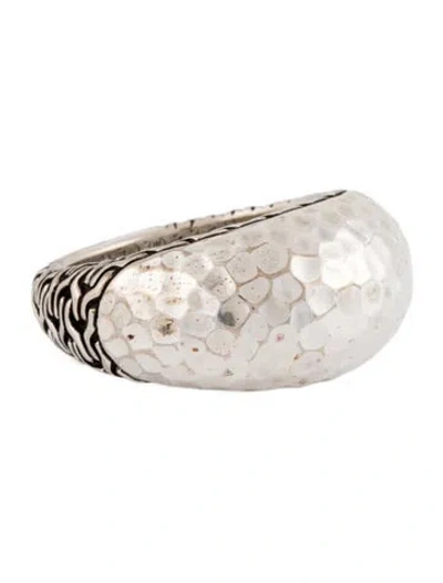Pre-owned John Hardy Hammered Dome Ring In Multi