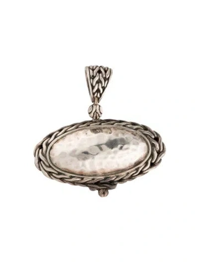 Pre-owned John Hardy Hammered Pendant In Multi