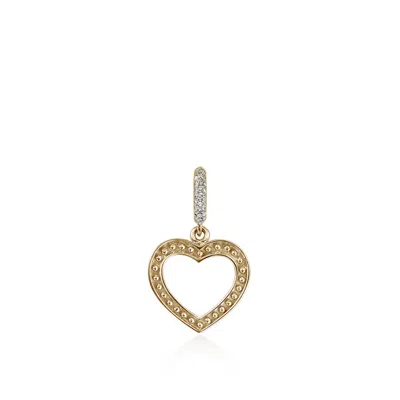 John Hardy Heart Pendant In Gold